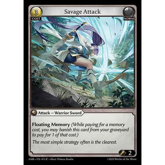 [Norm] Savage Attack [AMB075-C]

[Grand Archive TCG]