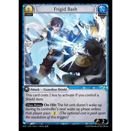 【FOIL】[Water] Frigid Bash [ALC134-U]  Alchemical Revolution - Grand Archive TCG