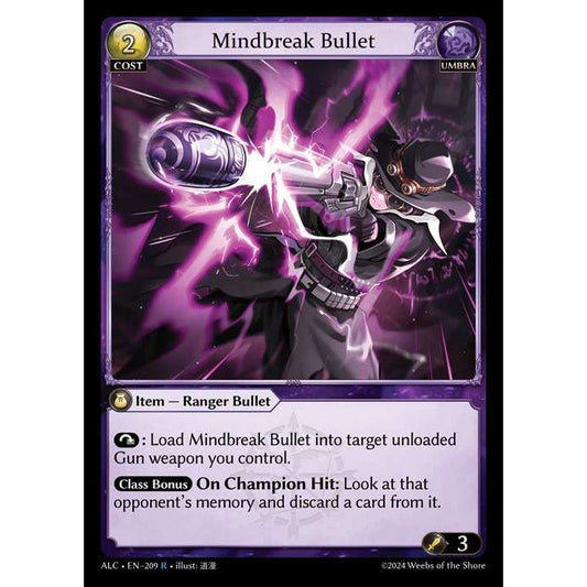 [Alter版] [Umbra] Mindbreak Bullet [ALC209-R]

[Grand Archive TCG]