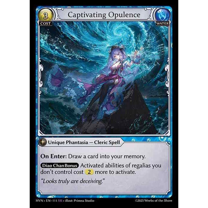 [Water] Captivating Opulence [HVN-111-SR][Grand Archive TCG]