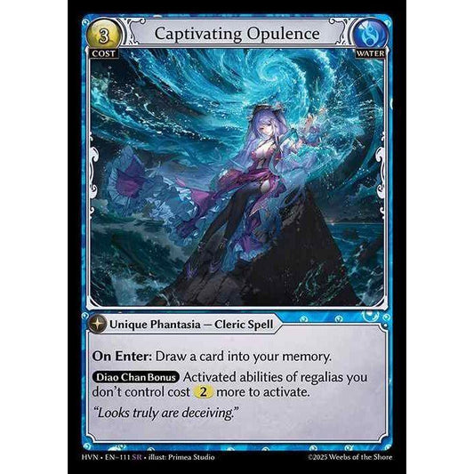 [Water] Captivating Opulence [HVN-111-SR][Grand Archive TCG]