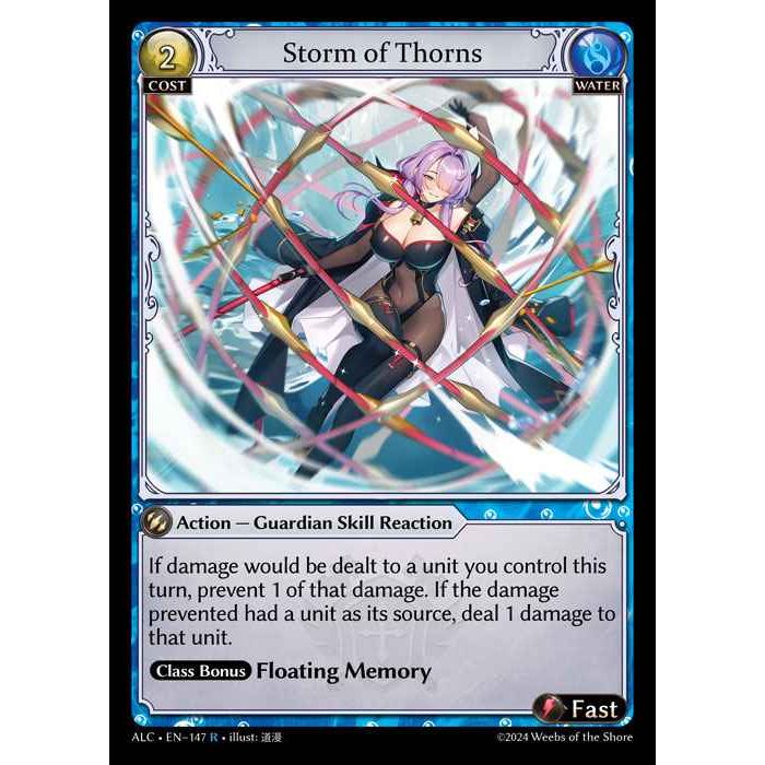 [Alter版] [Water] Storm of Thorns [ALC147-R]

[Grand Archive TCG]