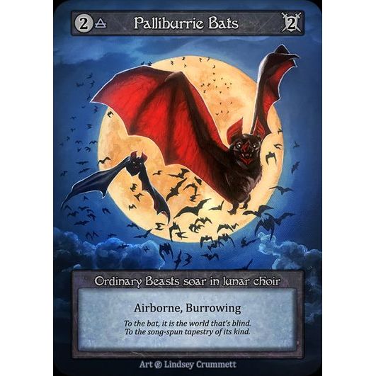 [Air] Palliburrie Bats [beta-Ordinary]

[Sorcery]