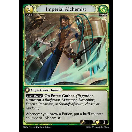 【FOIL】[Wind] Imperial Alchemist [ALC162-C]  Alchemical Revolution - Grand Archive TCG