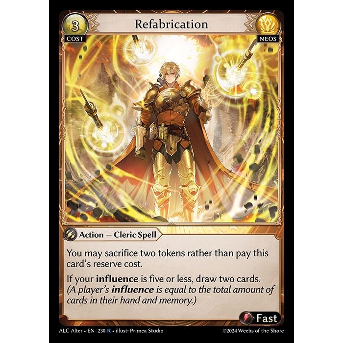 [Alter版] [Neos] Refabrication [ALC230-R]

[Grand Archive TCG]