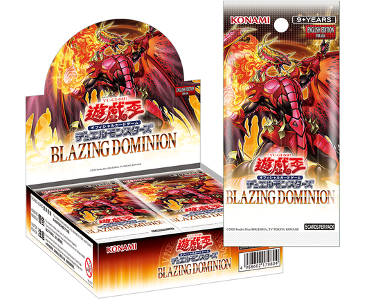 【遊戯王】 BLAZING DOMINION アジア英語版／泰亜版 ≪BOX≫  - 遊戯王