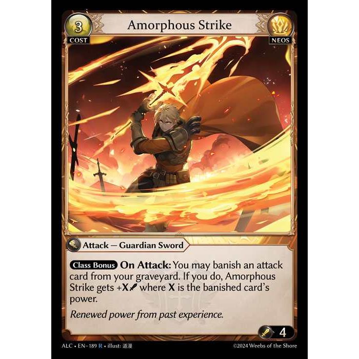 [Alter版] [Neos] Amorphous Strike [ALC189-R]

[Grand Archive TCG]