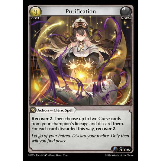 [Alter] [Norm] Purification [MRC065-C]  Mercurial Heart Alter Edition - Grand Archive TCG