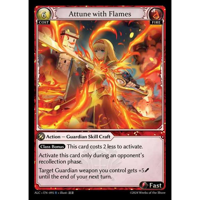 [Alter版] [Fire] Attune with Flames [ALC095-R]

[Grand Archive TCG]