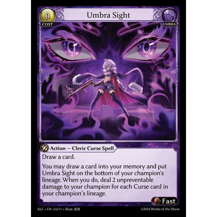 [Alter版] [Umbra] Umbra Sight [ALC212-U]

[Grand Archive TCG]