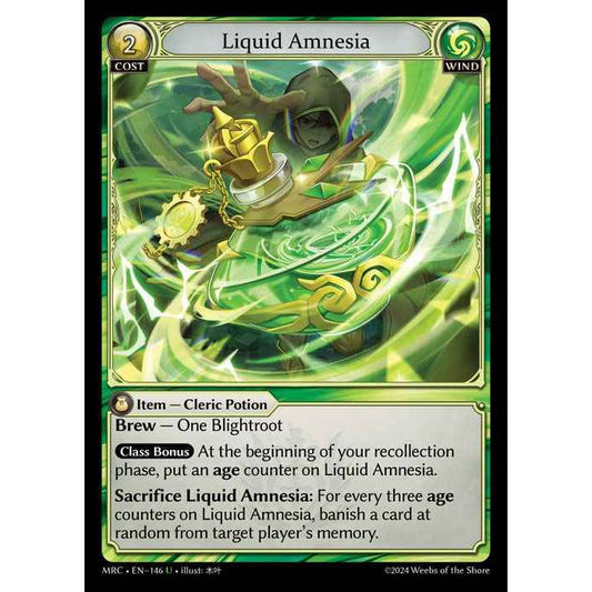 [Alter] [Wind] Liquid Amnesia [MRC146-U]  Mercurial Heart Alter Edition - Grand Archive TCG