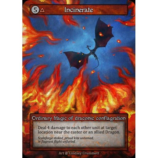 [Fire] Incinerate [beta-Ordinary]

[Sorcery]