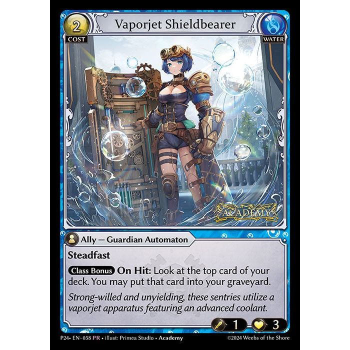 [Water] Vaporjet Shieldbearer [P24 058-PR]  Grand Archive TCG