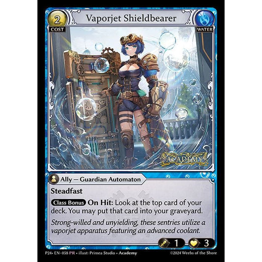 [Water] Vaporjet Shieldbearer [P24 058-PR]  Grand Archive TCG