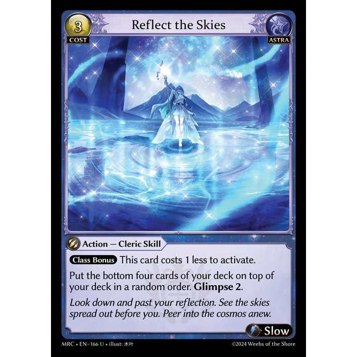 [Alter] [Astra] Reflect the Skies [MRC166-U]  Mercurial Heart Alter Edition - Grand Archive TCG