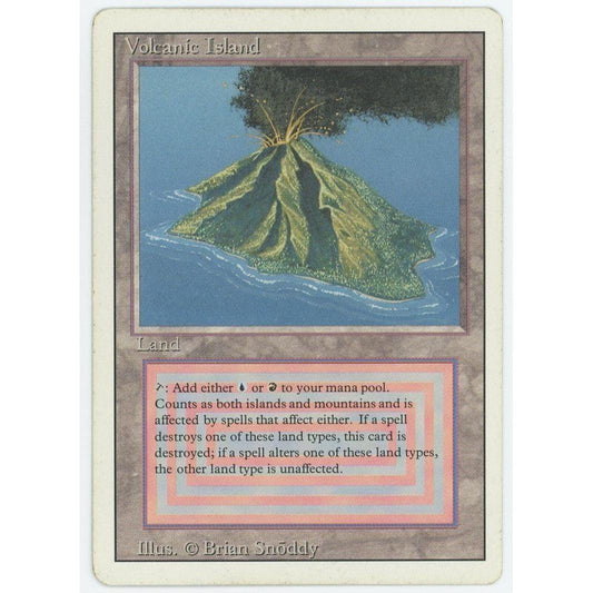 【状態C】【管理1873】 Volcanic Island (R) 3ED [EN][Magic: the Gathering]