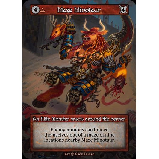 [Fire] Maze Minotaur [beta-Elite]

[Sorcery]