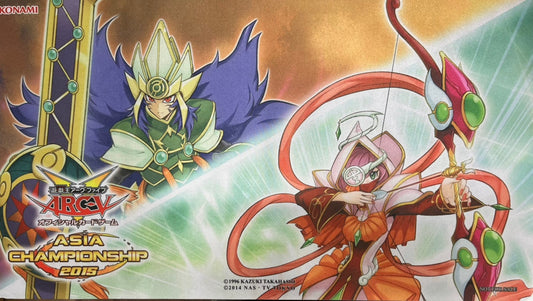 【遊戯王】 プレイマット 相克の魔術師＆相生の魔術師 (ASIA CHAMPIONSHIP 2015) (袋なし)
