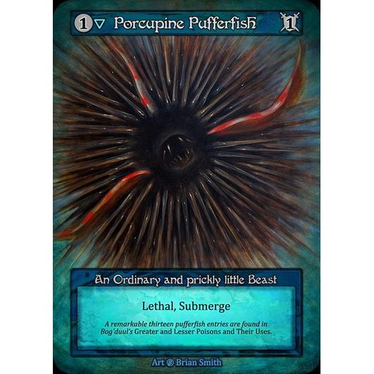 [Water] Porcupine Pufferfish [beta-Ordinary]

[Sorcery]