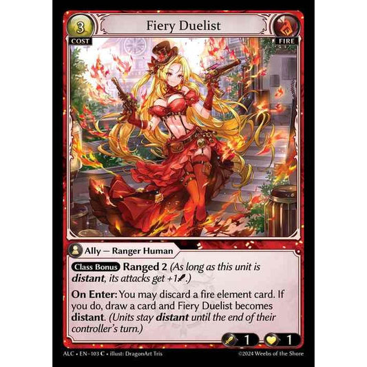 [Alter版] [Fire] Fiery Duelist [ALC103-C]

[Grand Archive TCG]