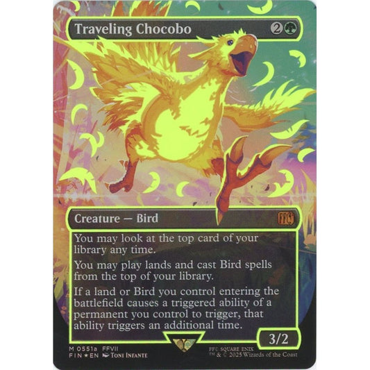 【管理2282】 旅するチョコボ/Traveling Chocobo [ネオンインク・Foil] (R) FIN-BF [EN]
  Magic: the Gathering