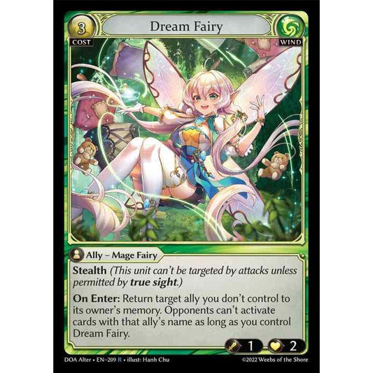 [Alter] [Wind] Dream Fairy [DOA209-R]  Dawn of Ashes Alter Edition - Grand Archive TCG