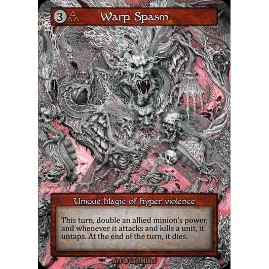 [Fire] Warp Spasm [beta-Unique]

[Sorcery]