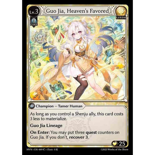 [Luxem] Guo Jia, Heaven's Favored [HVN-009-C][Grand Archive TCG]