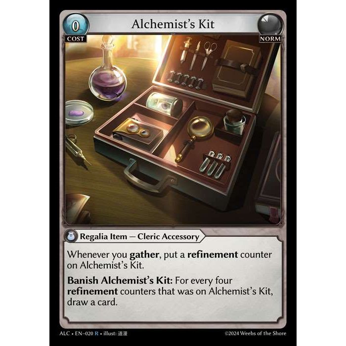 [Alter版] [Norm] Alchemist's Kit [ALC020-R]

[Grand Archive TCG]