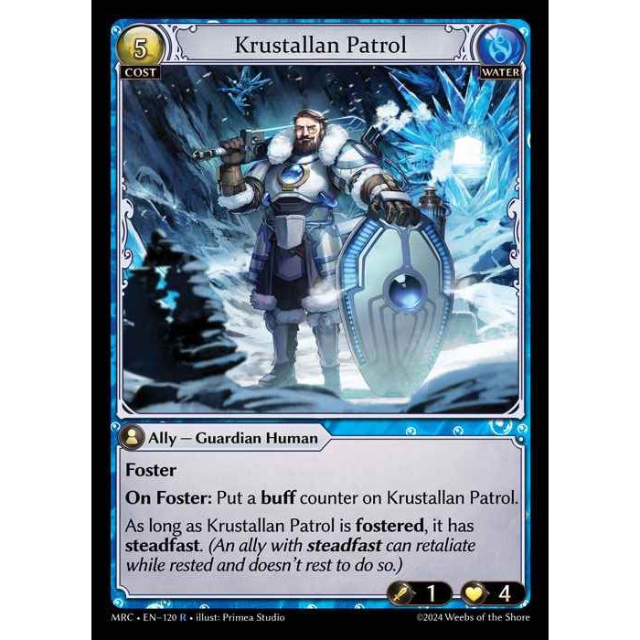 [Alter] [Water] Krustallan Patrol [MRC120-R]  Mercurial Heart Alter Edition - Grand Archive TCG