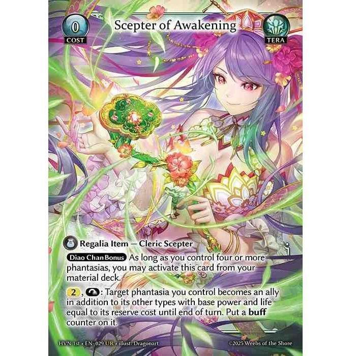 [Tera] Scepter of Awakening [HVN-029-UR]

[Grand Archive TCG]