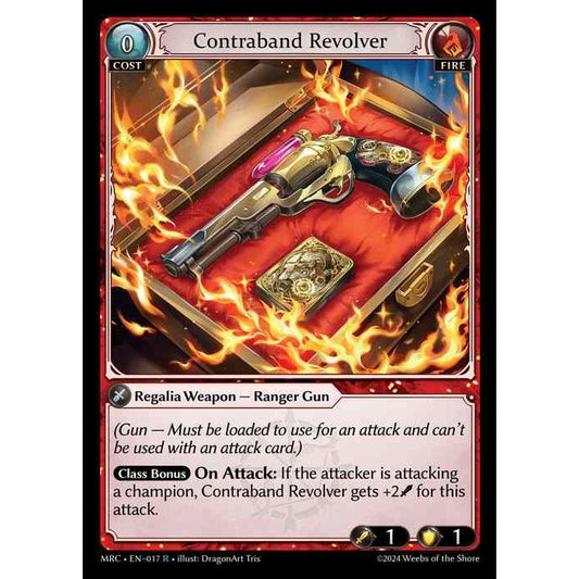 [Alter] [Fire] Contraband Revolver [MRC017-R]  Mercurial Heart Alter Edition - Grand Archive TCG