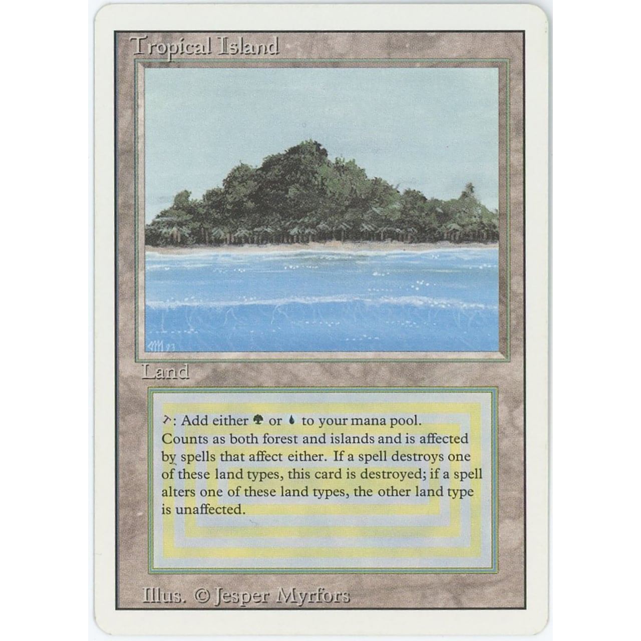 【状態B】【管理1587】Tropical Island(R)
3ED

[EN][Magic: the Gathering]