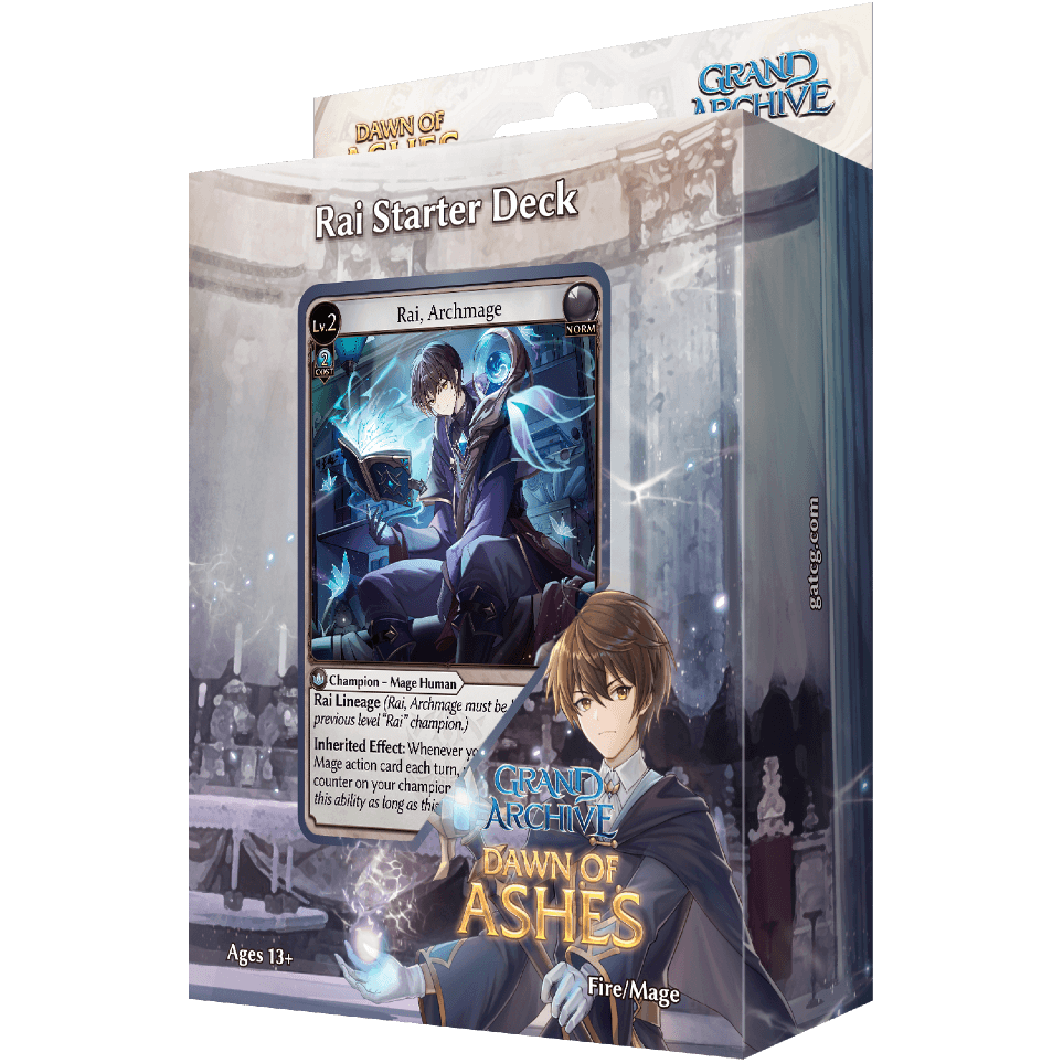 【GRAND ARCHIVE TCG】Starter Deck - Rai - 【Dawn of Ashes】英語版