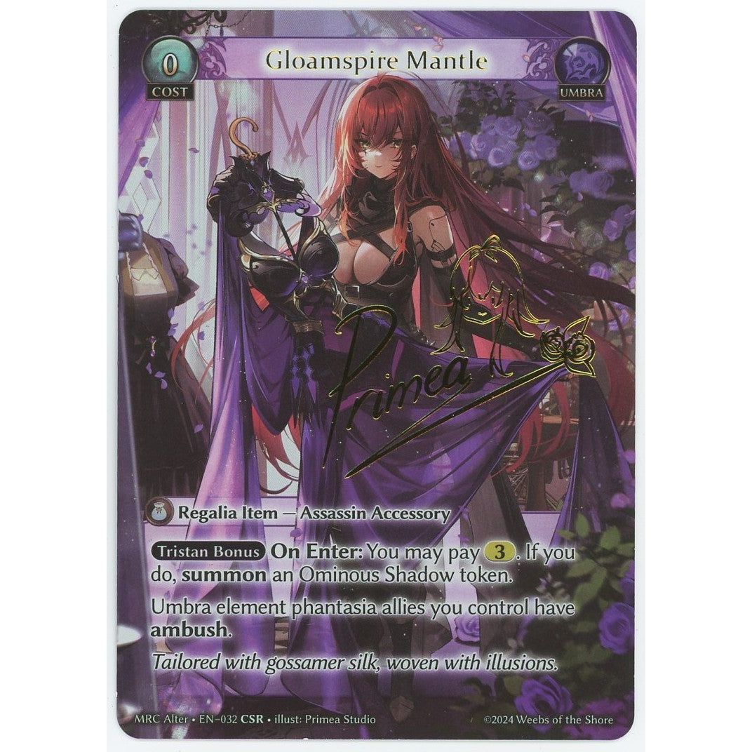 【管理2083】 【CSR】[Alter] [Umbra] Gloamspire Mantle [MRC032-CSR]  Mercurial Heart Alter Edition - Grand Archive TCG/グランドアーカイブ
