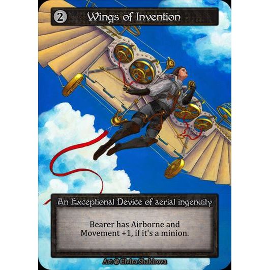 [Artifact] Wings of Invention [beta-Exceptional]

[Sorcery]