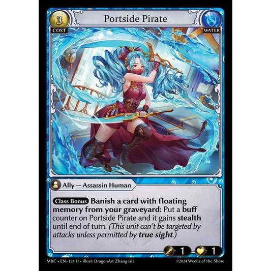 [Alter] [Water] Portside Pirate [MRC124-U]  Mercurial Heart Alter Edition - Grand Archive TCG