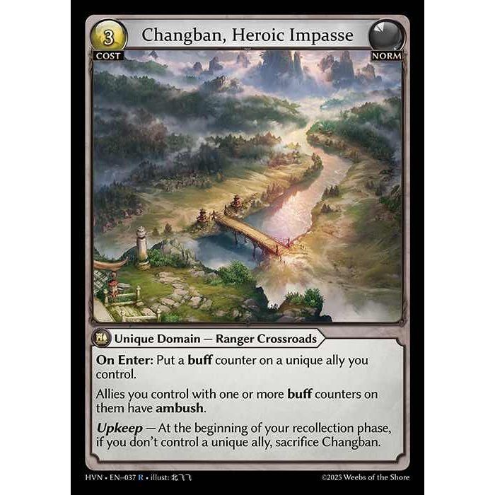 [Norm] Changban, Heroic Impasse [HVN-037-R][Grand Archive TCG]