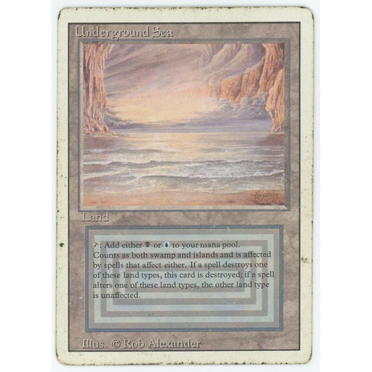 【状態D】 【管理2098】 Underground Sea (R) 3ED [EN] [Magic: the Gathering]