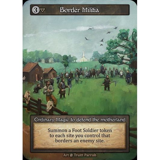 [Earth] Border Militia [beta-Ordinary]

[Sorcery]