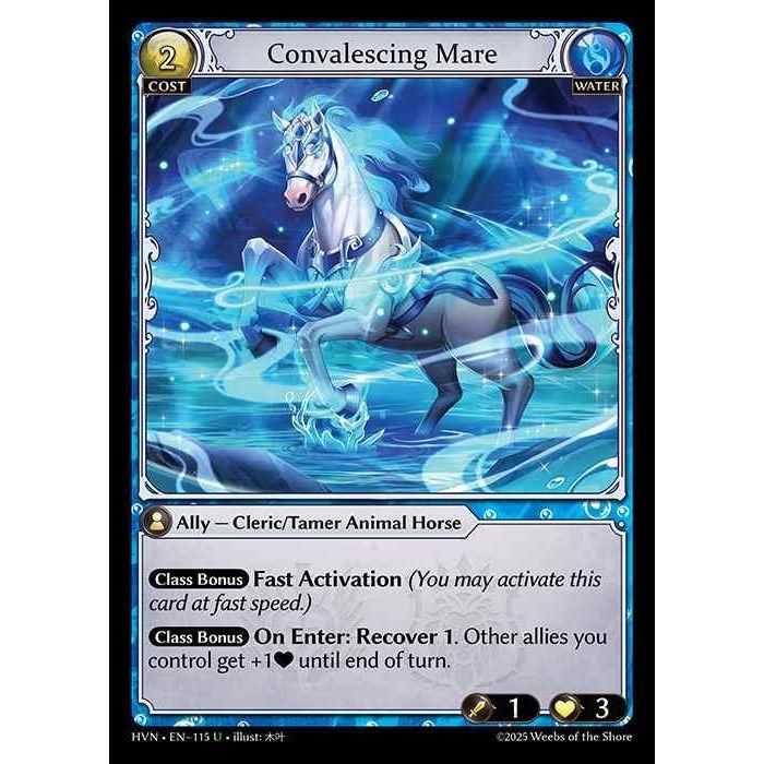 【FOIL】[Water] Convalescing Mare [HVN-115-U][Grand Archive TCG]