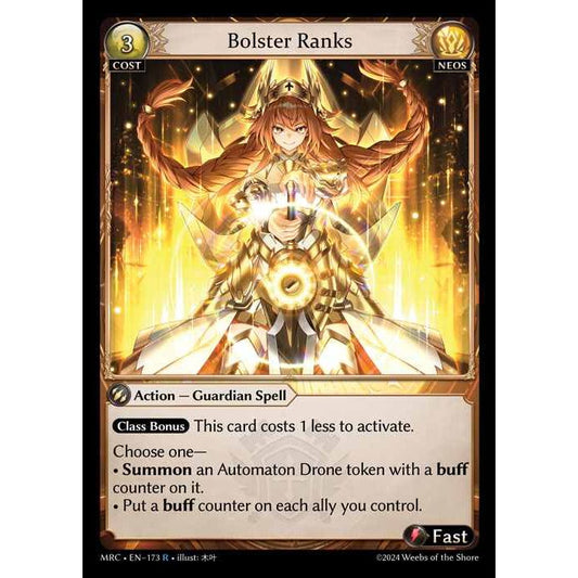 [Alter] [Neos] Bolster Ranks [MRC173-R]  Mercurial Heart Alter Edition - Grand Archive TCG