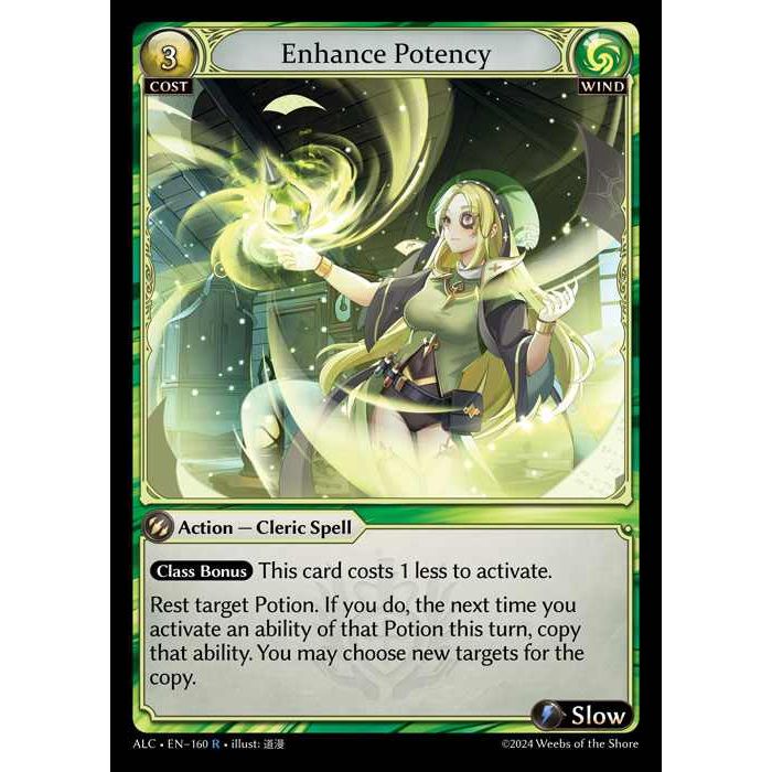 [Alter版] [Wind] Enhance Potency [ALC160-R]

[Grand Archive TCG]