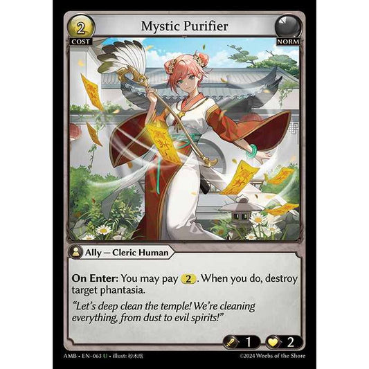 [Norm] Mystic Purifier [AMB063-U]

[Grand Archive TCG]