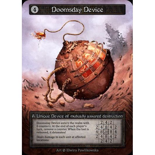 [Artifact] Doomsday Device [beta-Unique]

[Sorcery]