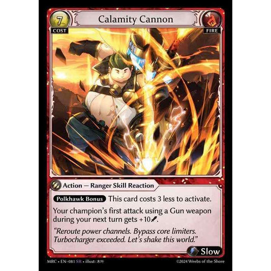 【FOIL】[Fire] Calamity Cannon [MRC081-SR][Grand Archive TCG]