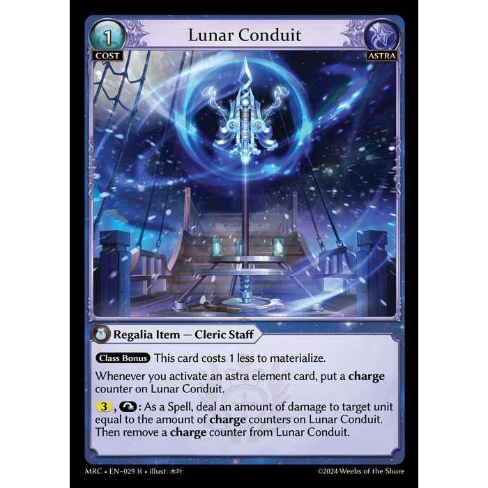 [Alter] [Astra] Lunar Conduit [MRC029-R]  Mercurial Heart Alter Edition - Grand Archive TCG