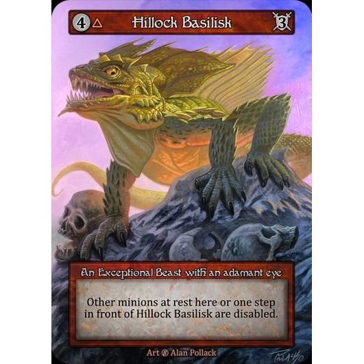 [Fire] Hillock Basilisk [beta-Exceptional]

[Sorcery]