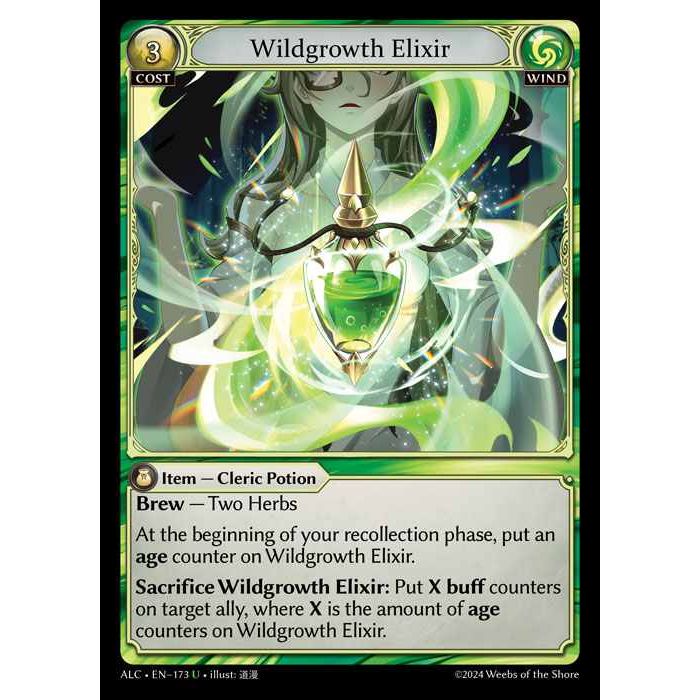 [Alter版] [Wind] Wildgrowth Elixir [ALC173-U]

[Grand Archive TCG]