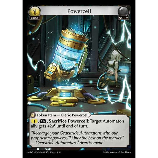 [Alter] [Norm] Powercell [MRC064A-C]  Mercurial Heart Alter Edition - Grand Archive TCG
